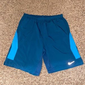 Nike Running Shorts Aqua Blue Men’s Medium